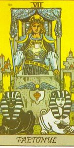 ARCANA MAJORA VII FAETONUL TAROT