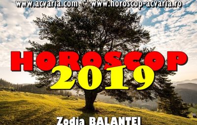 Horoscop 2019 Balanta