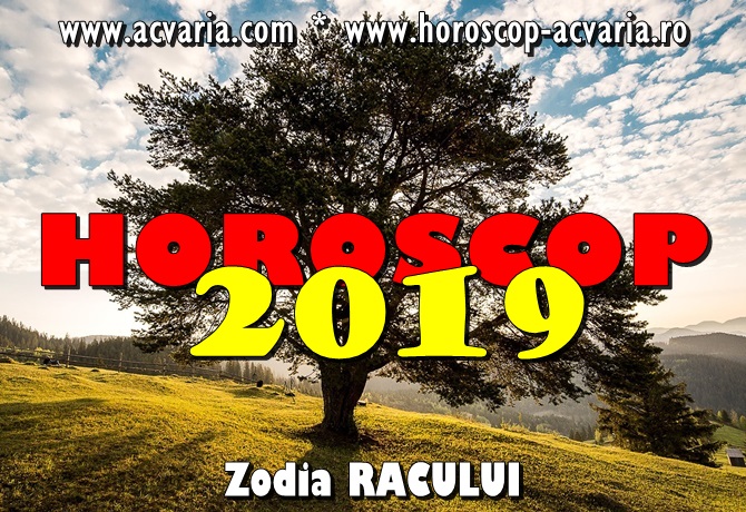 Horoscop 2019 zodia Racului
