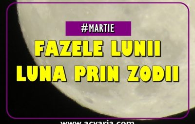 FAZELE LUNII IN MARTIE 2019