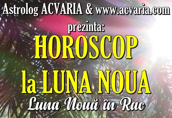 LUNA NOUA 21 IUNIE 2020