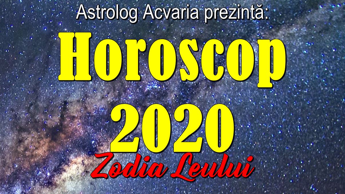 Horoscop 2020 Leu 