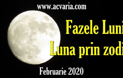 Fazele Lunii in februarie 2020