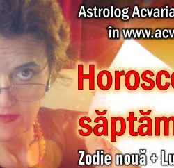 HOROSCOPUL SAPTAMANII ASTROLOG ACVARIA