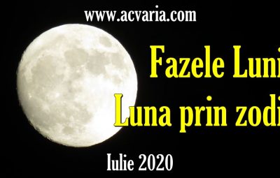 FAZELE LUNII IULIE 2020