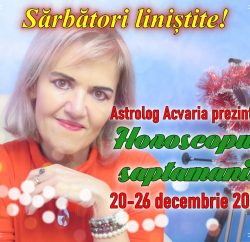 HOROSCOPUL SAPTAMANII ACVARIA