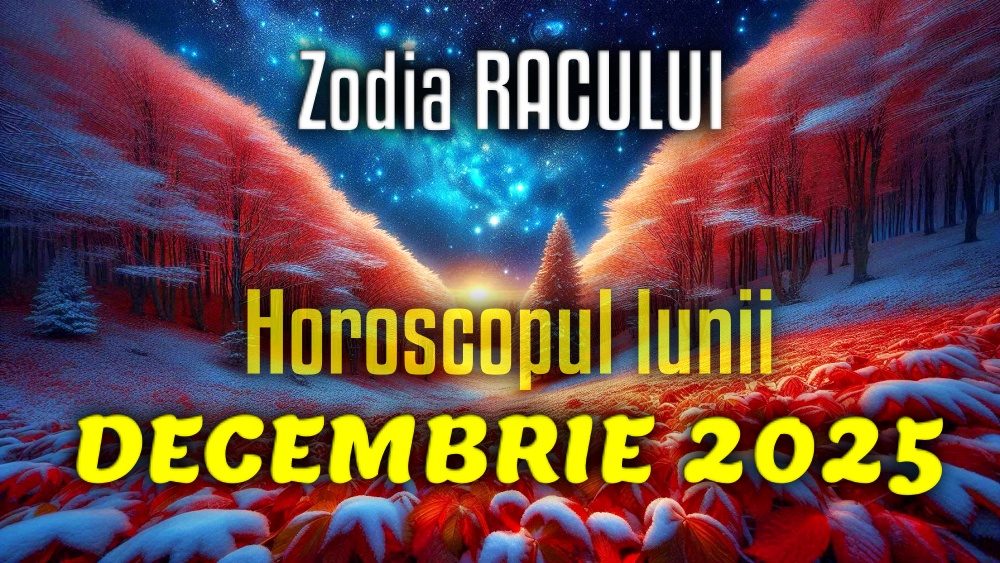 Horoscop de top ACVARIA – Horoscopul lunii DECEMBRIE 2025 * Zodia RACULUI